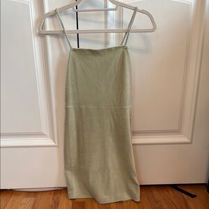 Forever 21 Green Midi Slip Dress Casual Resort Wear